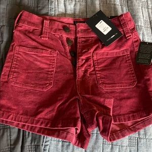 Maroon shorts